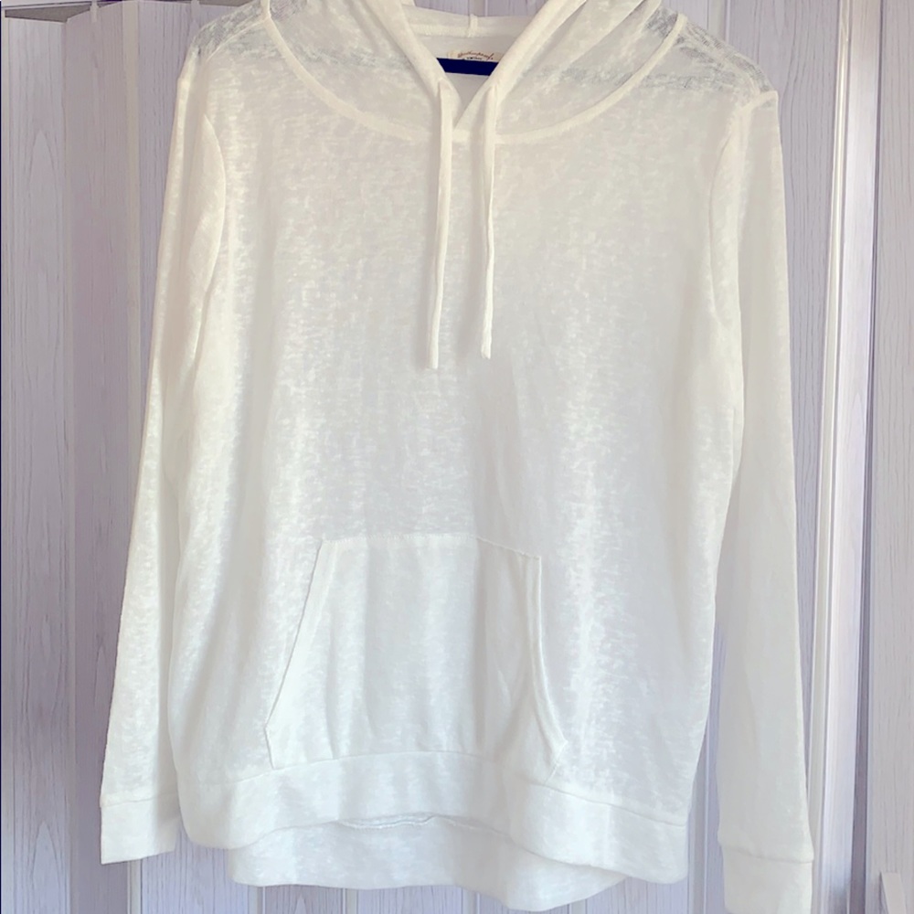 Weatherproof White Fall Pullover